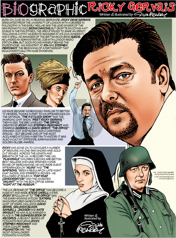 Biographic on Sunday July 15, 2007 Comic Strip