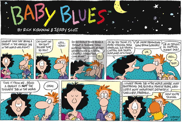 Baby Blues on Sunday August 25, 1996 Comic Strip