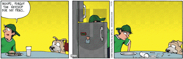 Get Fuzzy on Friday November 23, 2007 Comic Strip