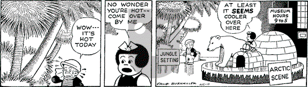 Nancy Classics on Saturday August 13, 2016 Comic Strip