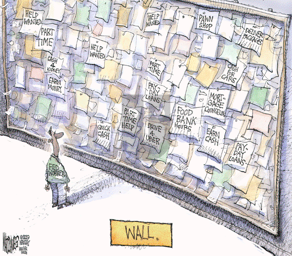 Matt Davies on Wednesday January 23, 2019 Comic Strip