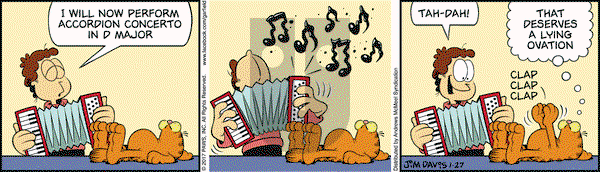 Garfield on Friday January 27, 2017 Comic Strip