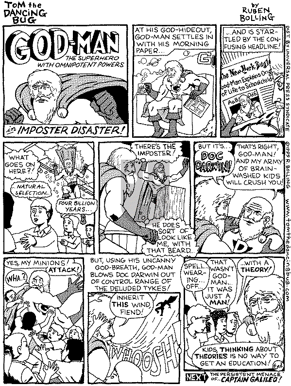 Tom the Dancing Bug on Sunday August 22, 1999 Comic Strip