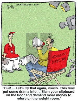 In the Bleachers - Thursday February 1, 2007 Comic Strip