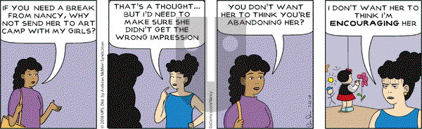Nancy on Monday July 23, 2018 Comic Strip