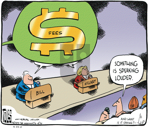 Tom Toles on Friday April 24, 2015 Comic Strip