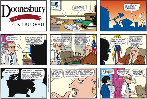 Doonesbury on Sunday December 26, 1999 Comic Strip