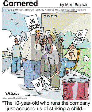 Cornered on Friday November 8, 2019 Comic Strip