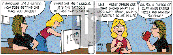 Luann on Wednesday August 18, 2004 Comic Strip