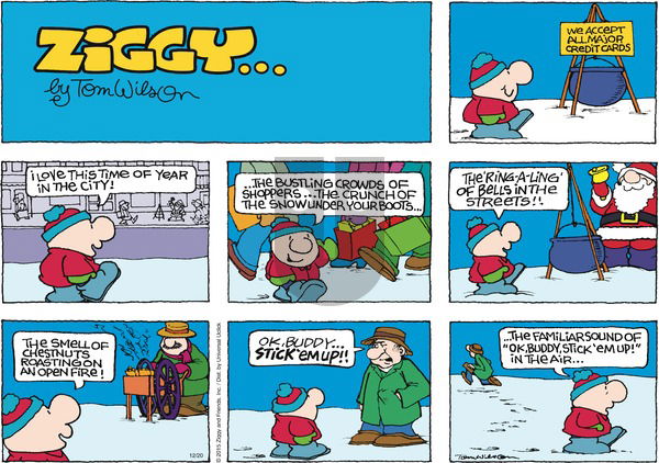 Ziggy on Sunday December 20, 2015 Comic Strip