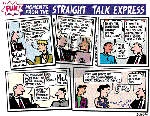 Ted Rall - Thursday February 24, 2000 Comic Strip