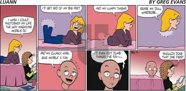 Luann - Sunday March 2, 2014 Comic Strip
