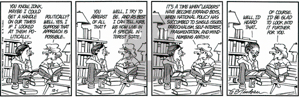 Doonesbury on Friday December 1, 1978 Comic Strip