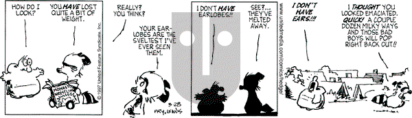 Over the Hedge on Friday March 28, 1997 Comic Strip