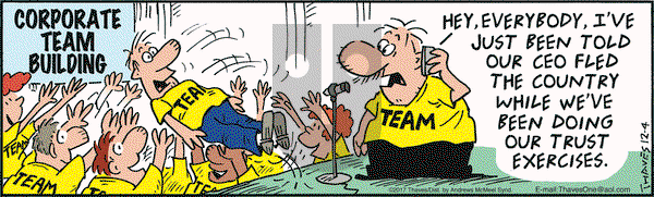 Frank and Ernest on Monday December 4, 2017 Comic Strip