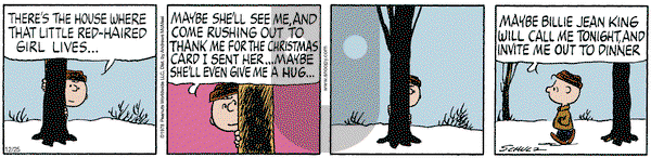 Peanuts on Thursday December 25, 2025 Comic Strip