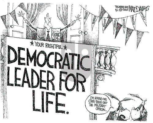 Matt Davies on Friday August 9, 2002 Comic Strip