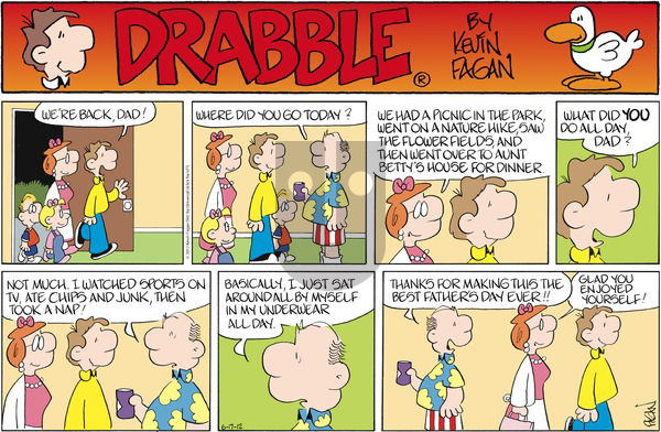 Drabble - Sunday June 17, 2012 Comic Strip
