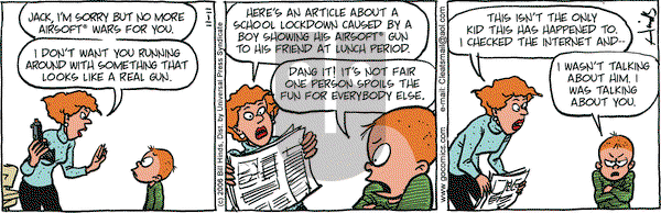 Cleats on Saturday November 11, 2006 Comic Strip