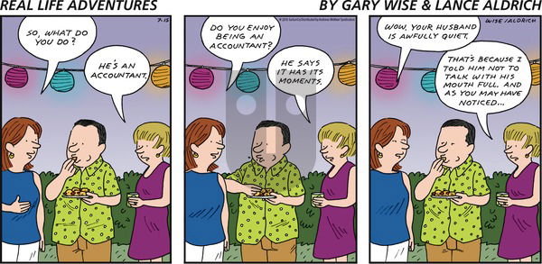 Real Life Adventures on Sunday July 15, 2018 Comic Strip