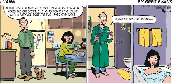 Luann on Sunday May 22, 2016 Comic Strip