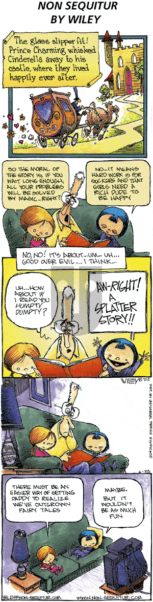Non Sequitur on Sunday June 23, 2002 Comic Strip