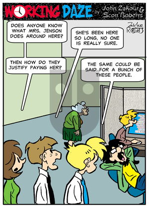 Working Daze on Saturday October 11, 2025 Comic Strip