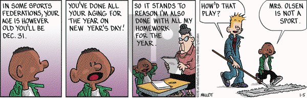 Frazz on Friday January 5, 2018 Comic Strip