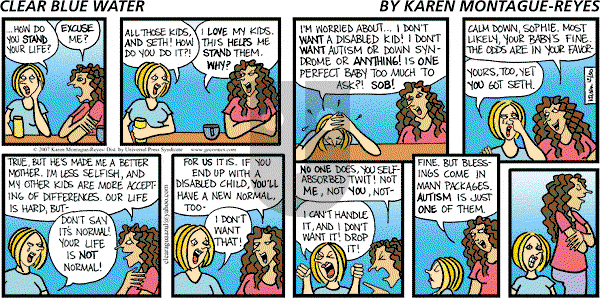 Clear Blue Water on Sunday December 30, 2007 Comic Strip