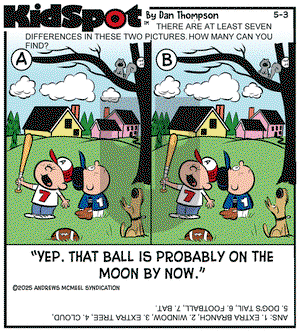 KidSpot on Saturday May 3, 2025 Comic Strip