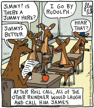 The Argyle Sweater on Saturday December 17, 2016 Comic Strip