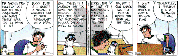 Get Fuzzy on Thursday December 10, 2009 Comic Strip