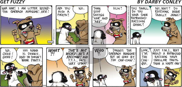 Get Fuzzy on Sunday May 6, 2012 Comic Strip