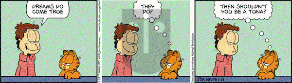 Garfield on Saturday January 21, 2017 Comic Strip