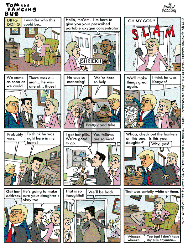 Tom the Dancing Bug on Friday May 12, 2017 Comic Strip