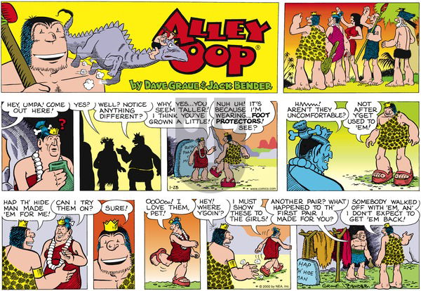 Alley Oop on Sunday January 23, 2000 Comic Strip