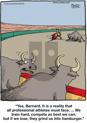 In the Bleachers on Saturday May 7, 2005 Comic Strip