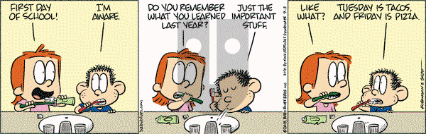 Baby Blues on Tuesday September 3, 2019 Comic Strip