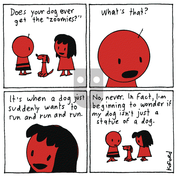 Haircut Practice on Monday September 25, 2023 Comic Strip