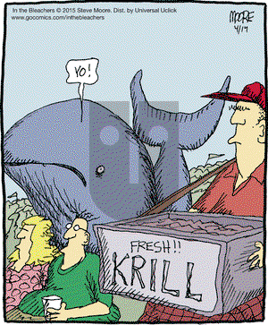 In the Bleachers on Tuesday April 14, 2015 Comic Strip