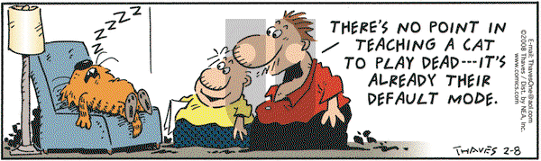 Frank and Ernest on Friday February 8, 2008 Comic Strip