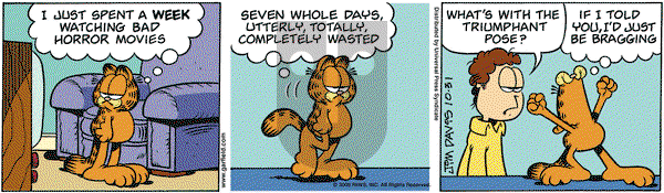 Garfield on Saturday October 31, 2009 Comic Strip
