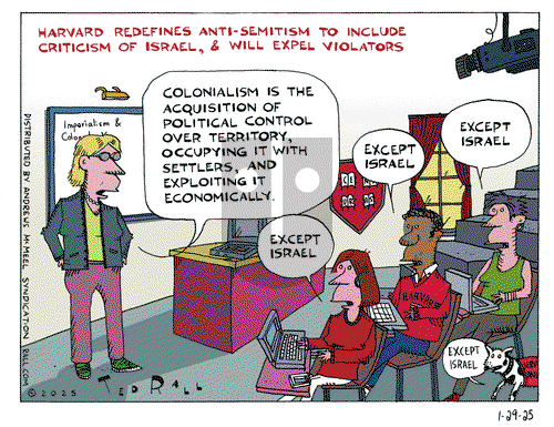 Ted Rall on Wednesday January 29, 2025 Comic Strip