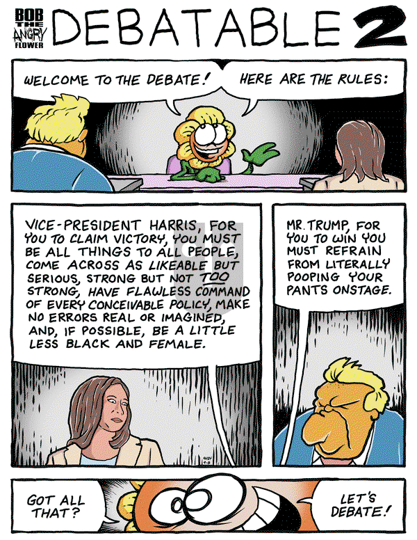 Bob the Angry Flower on Monday September 9, 2024 Comic Strip