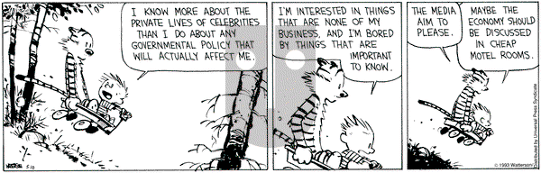 Calvin and Hobbes on Monday May 10, 1993 Comic Strip