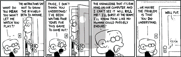 FoxTrot on Thursday December 7, 2000 Comic Strip