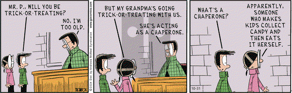 Grand Avenue on Thursday October 31, 2024 Comic Strip