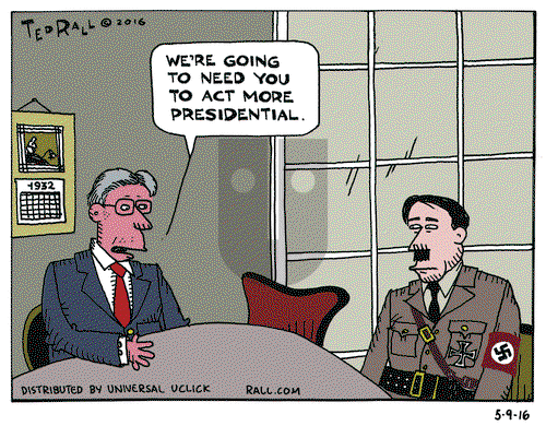 Ted Rall on Monday May 9, 2016 Comic Strip
