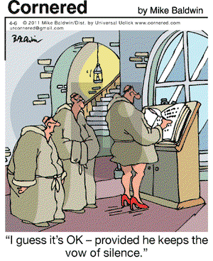 Cornered - Wednesday April 6, 2011 Comic Strip