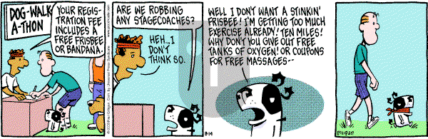 Pooch Cafe on Thursday August 14, 2003 Comic Strip